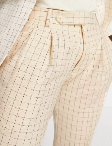 Pantaloni ASOS, crem