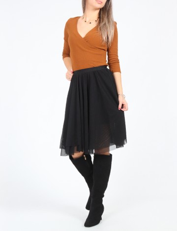 Fusta Bershka, negru