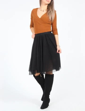 Fusta Bershka, negru