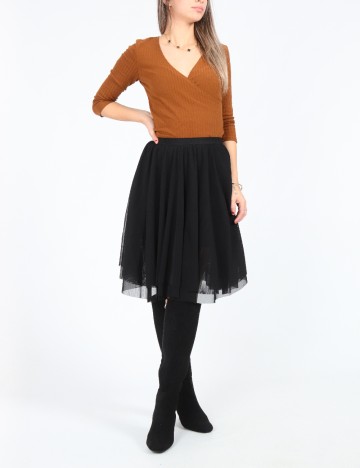 Fusta Bershka, negru