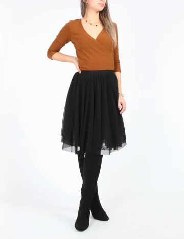 Fusta Bershka, negru