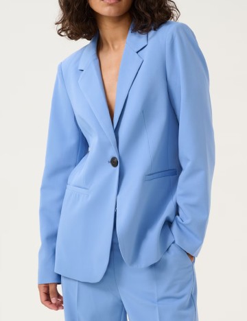 
						Sacou Kaffe, albastru