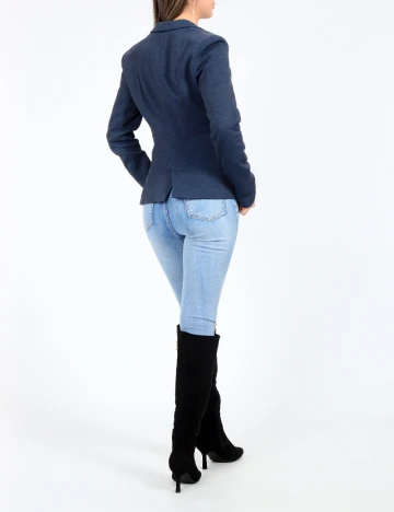 Sacou Bershka, albastru