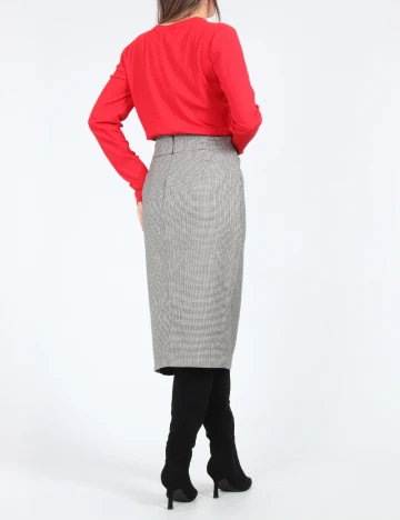 Fusta Zara, alb/negru