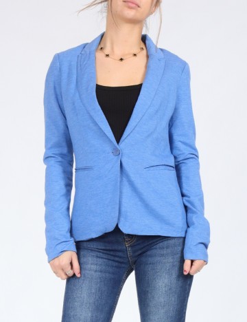 
						Sacou Bershka, albastru