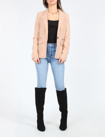 Sacou Bershka, crem
