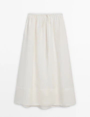 Fusta Massimo Dutti, alb