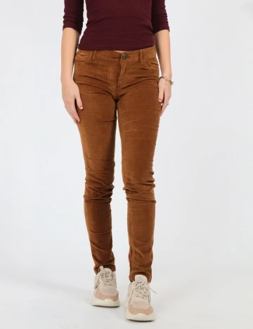 Pantaloni Zara, maro