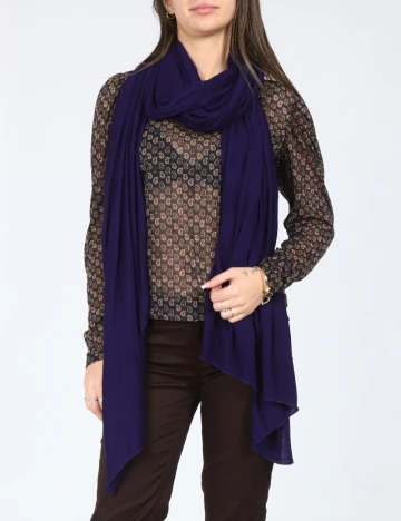 Esarfa Zara, bleumarin