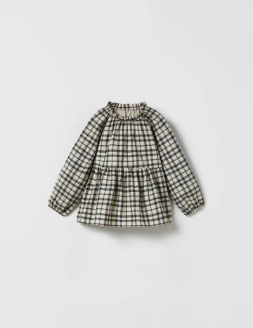 Bluza Zara, bej/negru