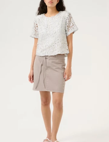 Bluza Karen By Simonsen, argintiu