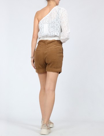 Pantaloni scurti Zara, maro