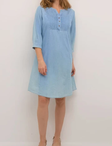 Rochie scurta Cream, albastru