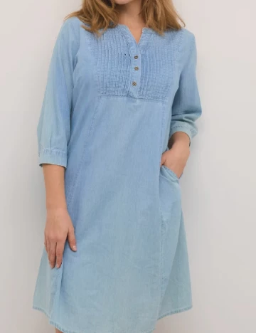 Rochie scurta Cream, albastru