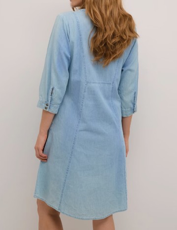 Rochie scurta Cream, albastru