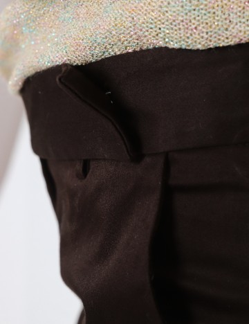 Pantaloni Zara, maro