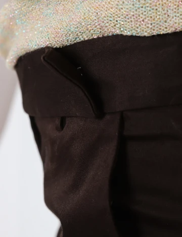 Pantaloni Zara, maro