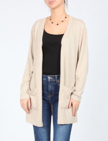 Cardigan Kaffe, bej