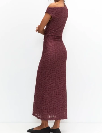 Rochie medie Pull&Bear, pruna