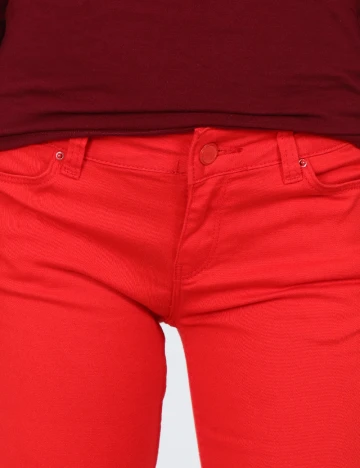 Pantaloni Zara, rosu