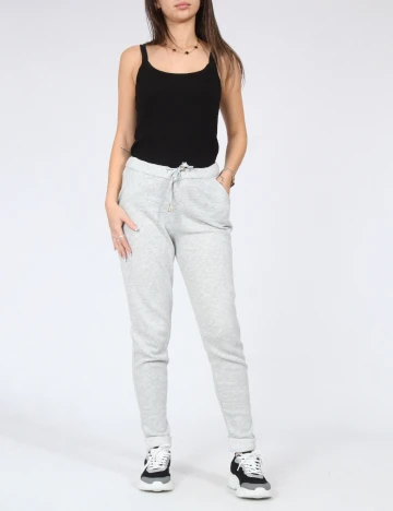 Pantaloni Bershka, gri