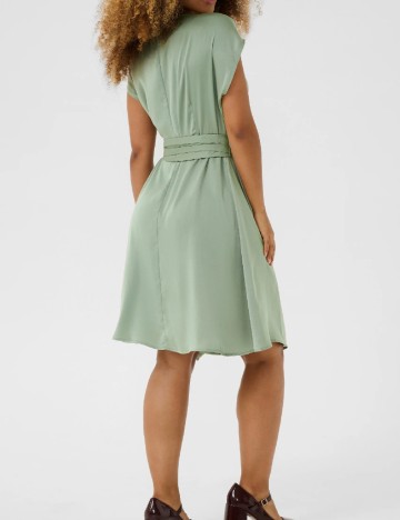 Rochie scurta Cream, verde