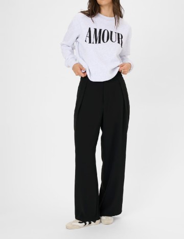 
						Pantaloni Kaffe, negru