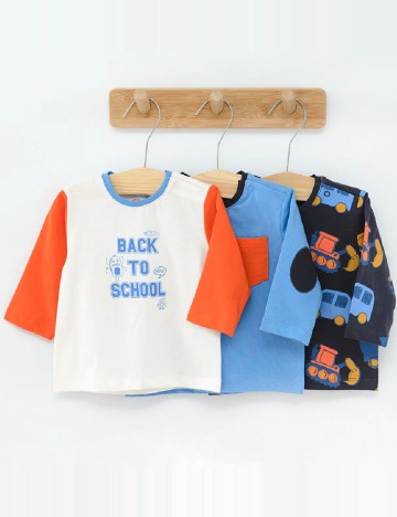 
						Set bluze 3 bucati Cool Club, mix culori