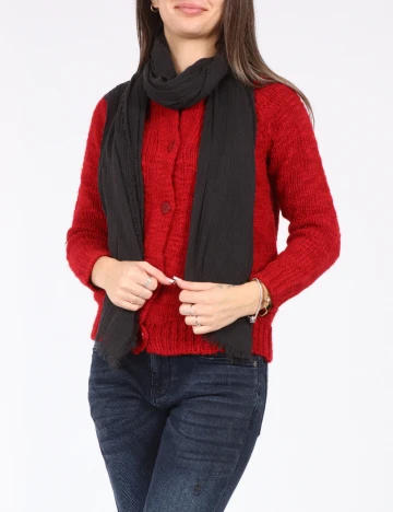 Esarfa Bershka, negru