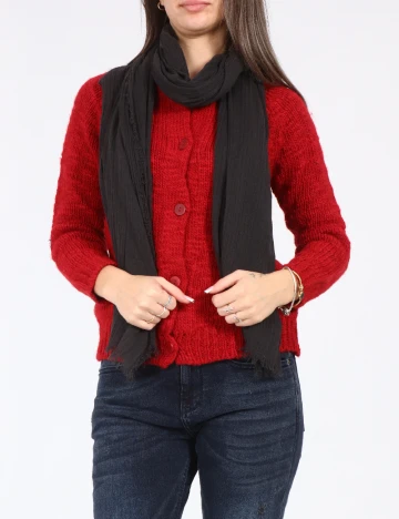 Esarfa Bershka, negru