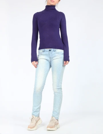 Blugi Bershka, albastru