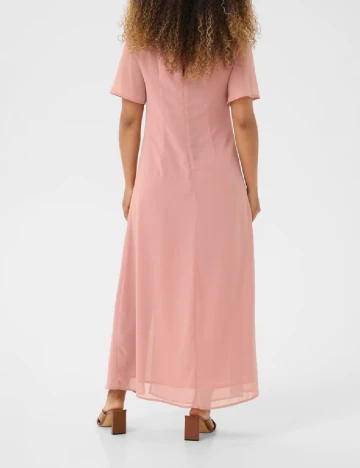 Rochie lunga Cream, roz