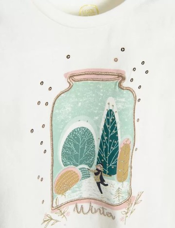 Bluza Cool Club, alb