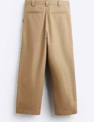 Pantaloni Zara, maro