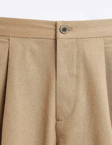 Pantaloni Zara, maro