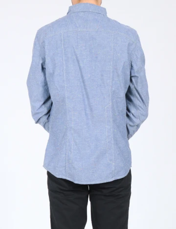 Camasa Bershka, albastru