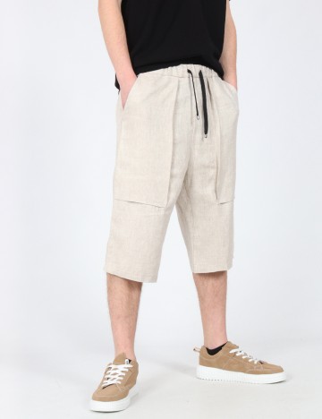 
						Pantaloni scurti Zara, bej