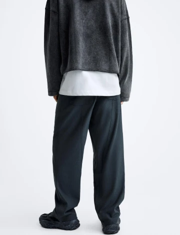 Pantaloni Zara, albastru