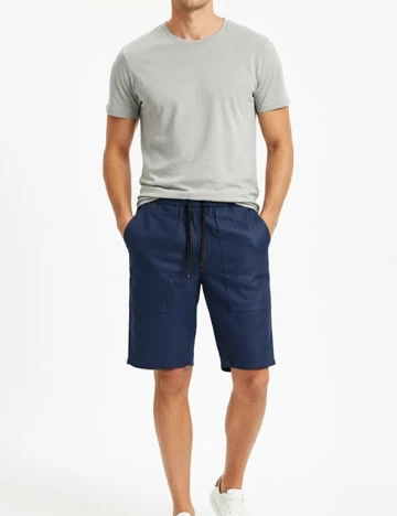 Pantaloni scurti Zara, bleumarin