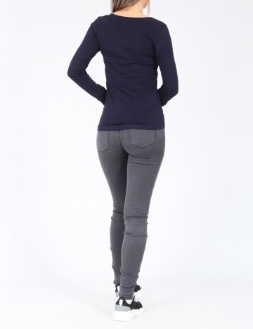 Bluza Bershka, bleumarin