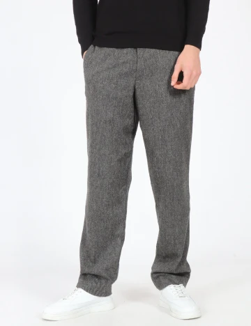 Pantaloni Zara, gri inchis