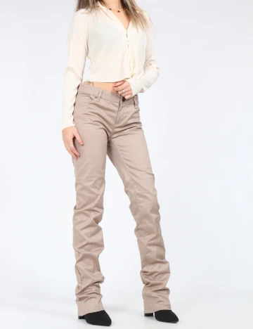 Pantaloni Zara, maro deschis