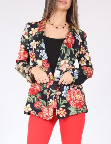 
						Blazer Zara, floral print