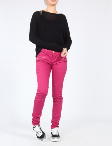 Pantaloni Bershka, magenta