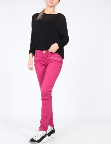 Pantaloni Bershka, magenta