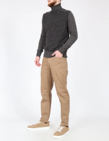 Pantaloni Zara, maro