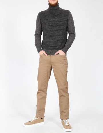 Pantaloni Zara, maro