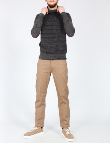 Pantaloni Zara, maro