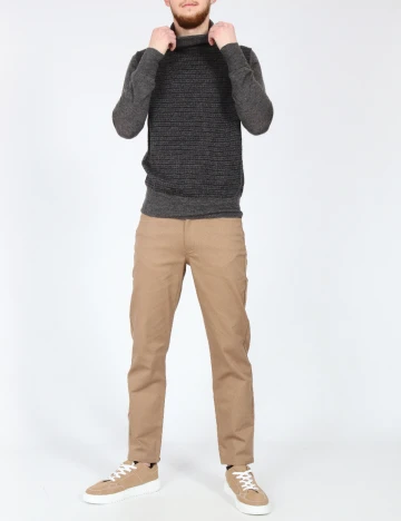 Pantaloni Zara, maro