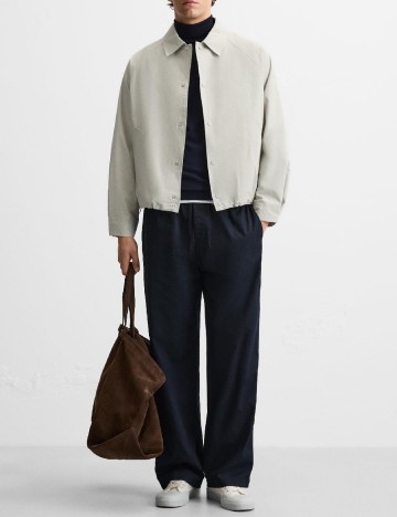 
						Jacheta Zara, gri deschis